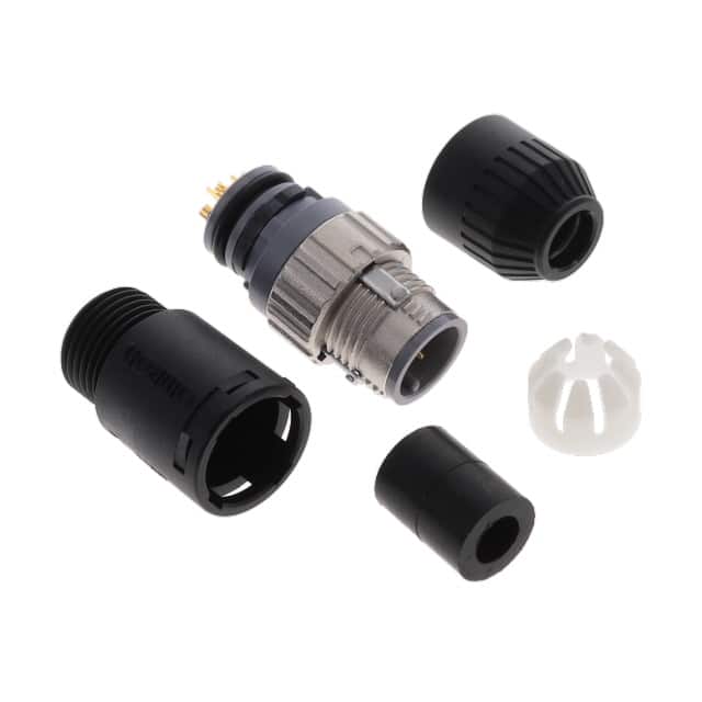 XS5G-D423 CONN PLUG MALE 4POS GOLD SOLDER