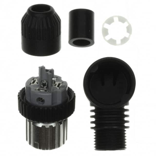 XS5C-D4S2 CONN RCPT FMALE 4POS GOLD SCREW