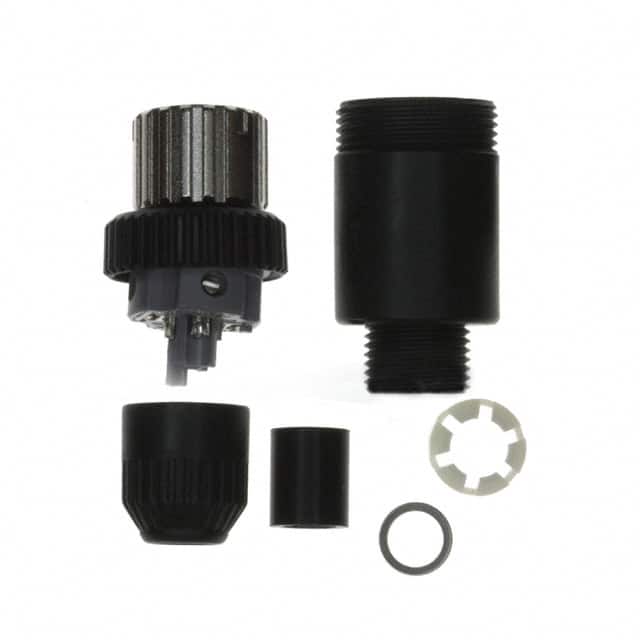 XS5C-D4S1 CONN RCPT FMALE 4POS GOLD SCREW