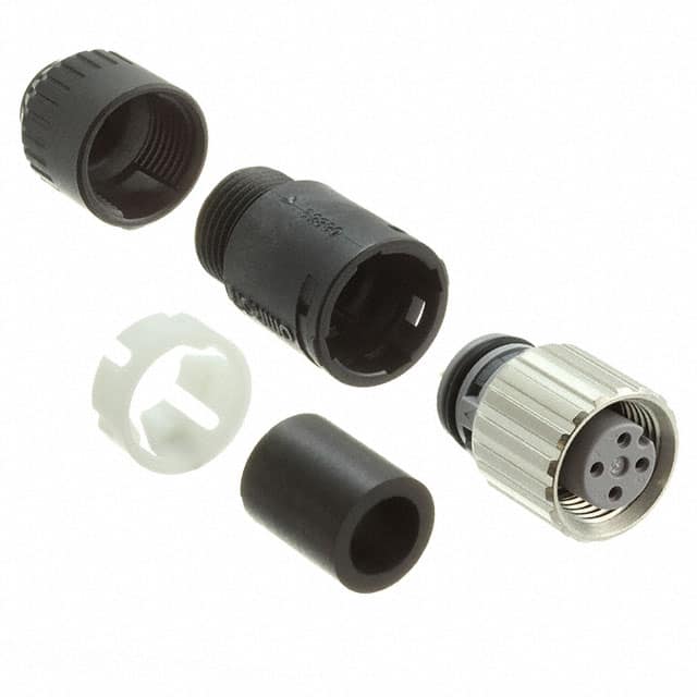 XS2C-D423 CONN RCPT FMALE 4P GOLD SLDR CUP