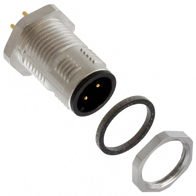 1551859 CONN PLUG MALE 4POS GOLD SOLDER