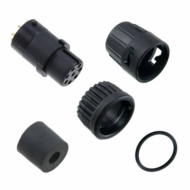 6282-8SG-311 CONN PLUG FMALE 8P GOLD SLDR CUP