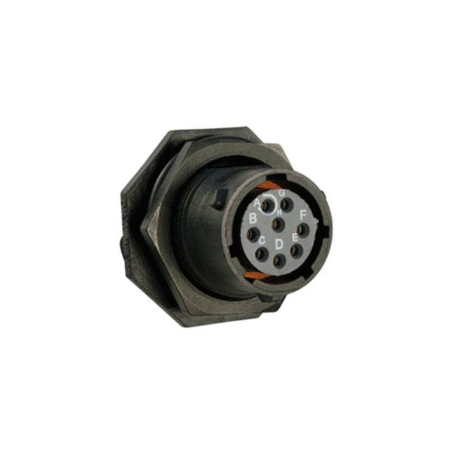 UTS712E8S CONN RCPT FMALE 8P GOLD SLDR CUP