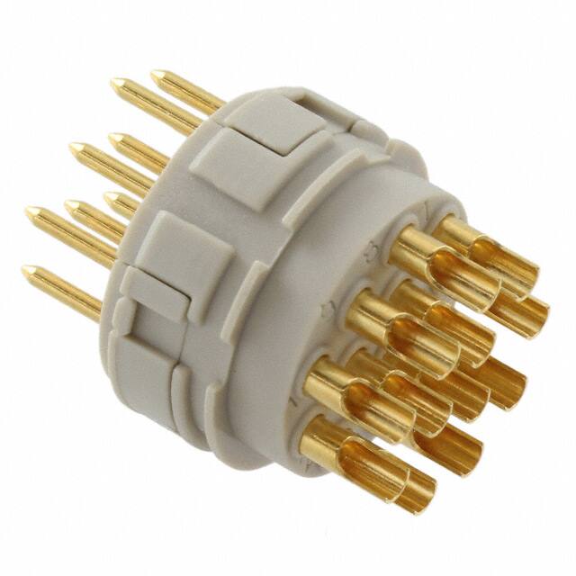 1596856 CONN MALE INSERT 12P SOLDER CUP