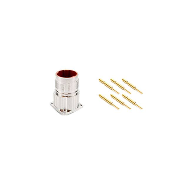 MB2LLN0600-KIT CONN RCPT MALE 6POS GOLD CRIMP