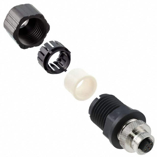 HDM12PF05A1ST CONN PLUG FMALE 5P GOLD SLDR CUP