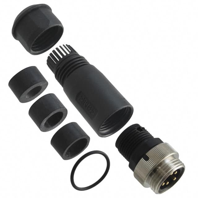 41-00006 CONN RCPT MALE 5POS GOLD SCREW