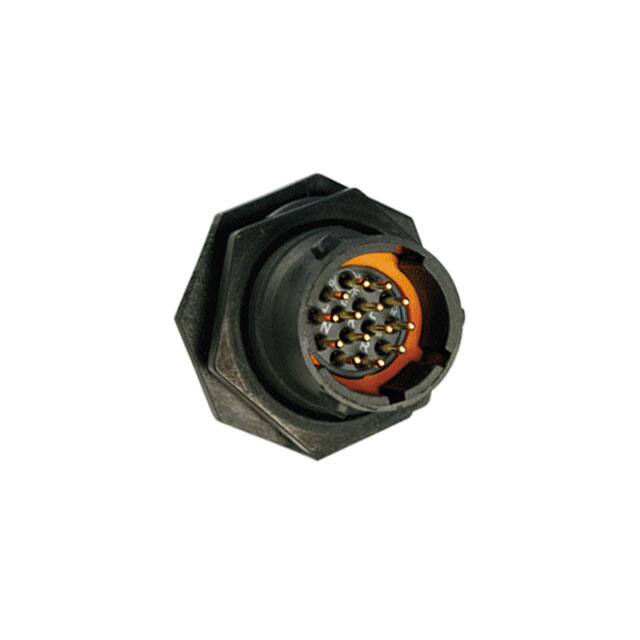 UTS712E14P CONN RCPT MALE 14P GOLD SLDR CUP