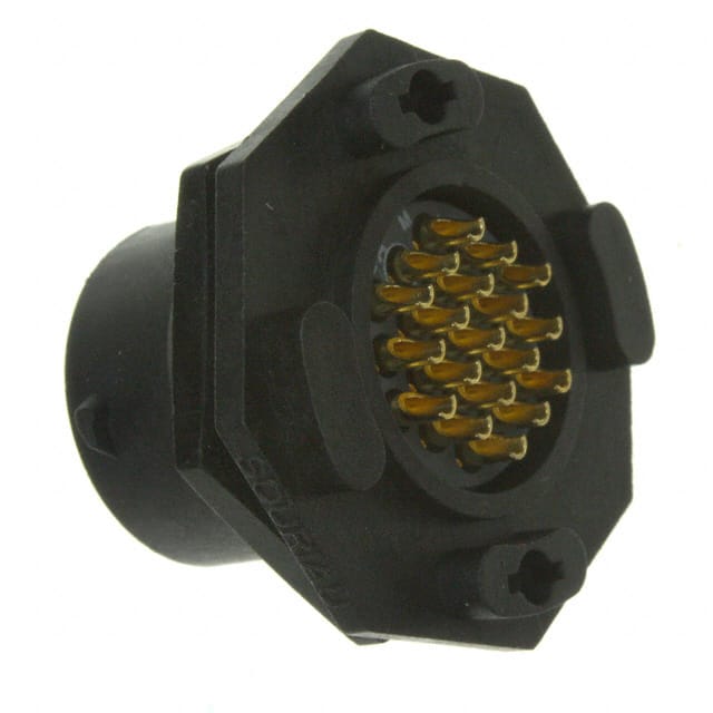 UTS714E19P CONN RCPT MALE 19P GOLD SLDR CUP