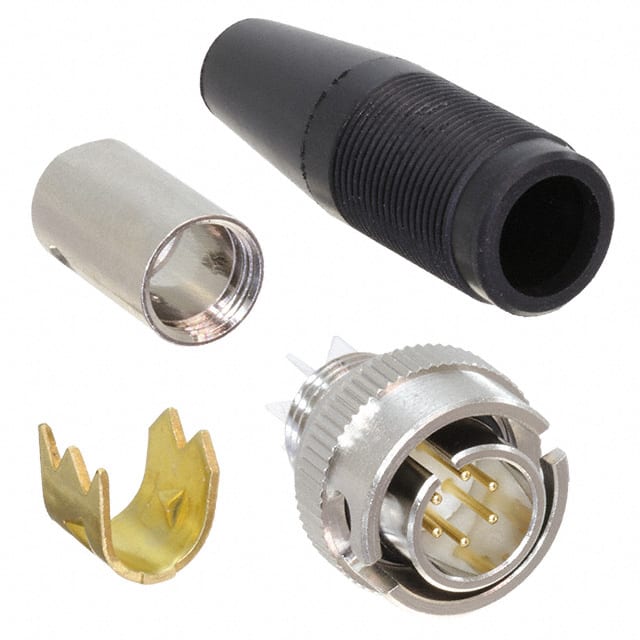 KMC9BPD-6P(31) CONN PLUG MALE 6P GOLD SLDR CUP