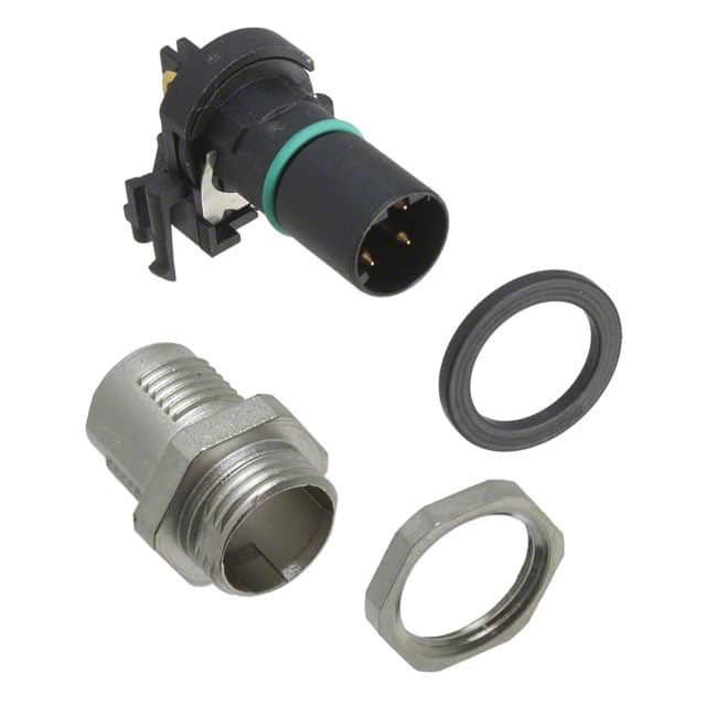 1436592 CONN PLUG MALE 4POS GOLD SOLDER