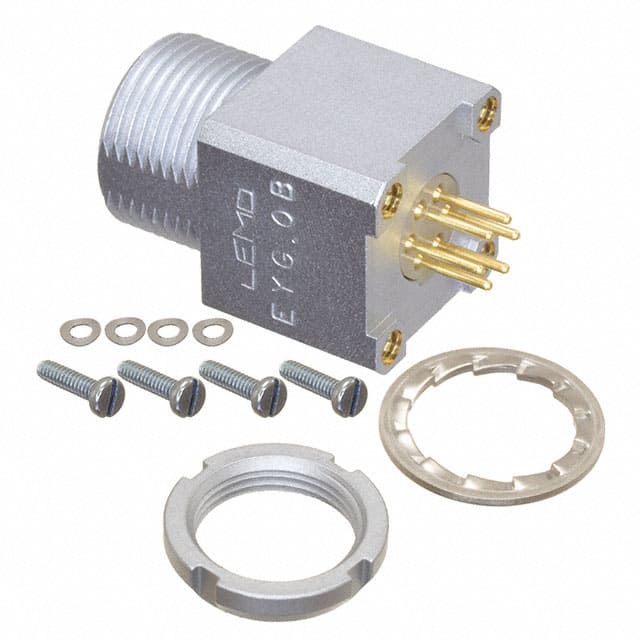 EYG.0B.306.CLN CONN RCPT FMALE 6POS GOLD SOLDER