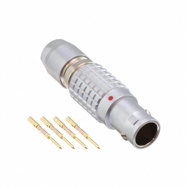 FGG.1B.304.CYCD52 CONN PLUG MALE 4POS GOLD CRIMP