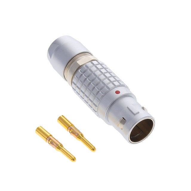 FGG.2B.302.CYCD72 CONN PLUG MALE 2POS GOLD CRIMP