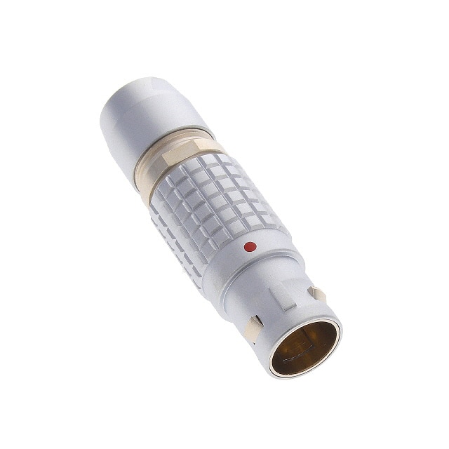 FGG.2B.303.CLAD52 CONN PLUG MALE 3P GOLD SLDR CUP