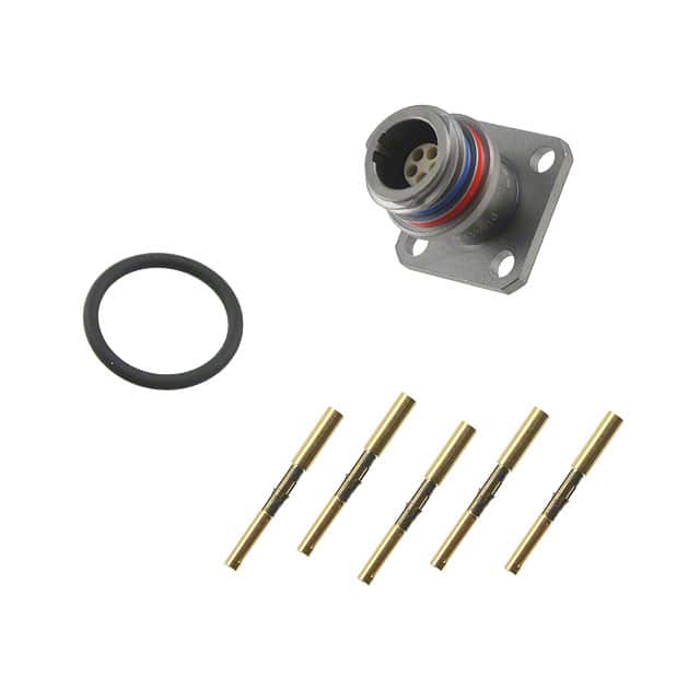 EDN.0M.305.XLM CONN RCPT FMALE 5POS GOLD CRIMP