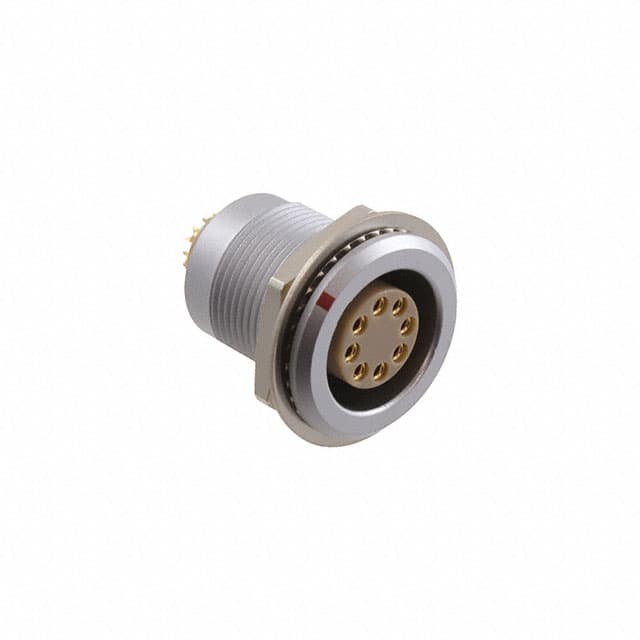 EGG.3B.308.CLL CONN RCPT FMALE 8P GOLD SLDR CUP