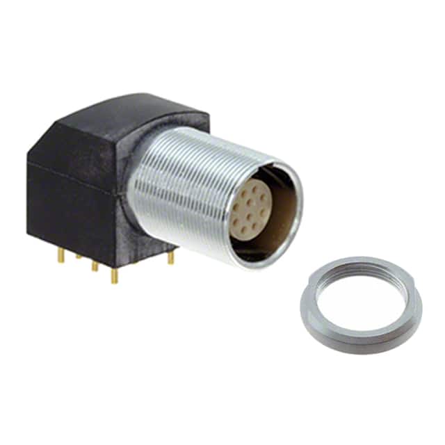 GG1L0C-P10QC00-0000 CONN RCPT FMALE 10POS GOLD SLDR