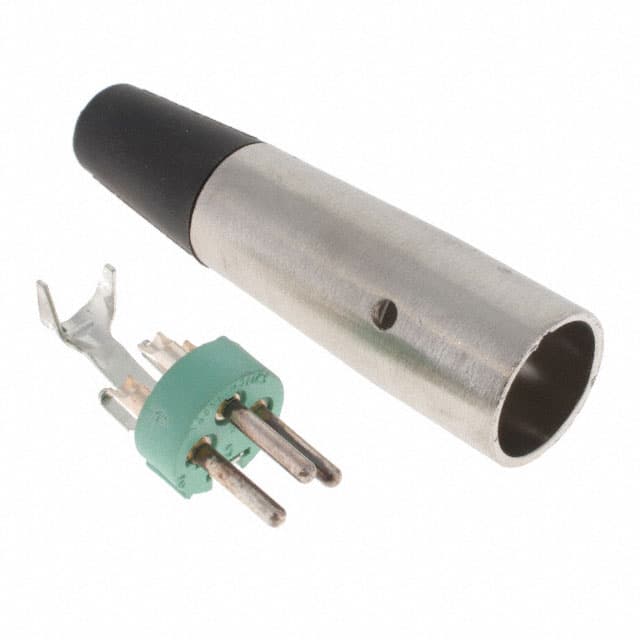 AA3M CONN RCPT MALE XLR 3P SOLDER CUP