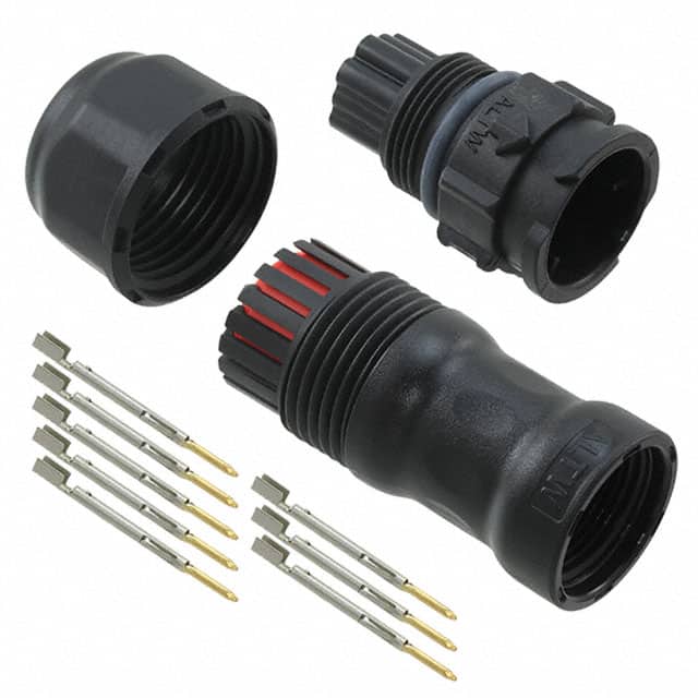 CD-08BMMA-QL8SP0 CONN RCPT MALE 8POS GOLD CRIMP