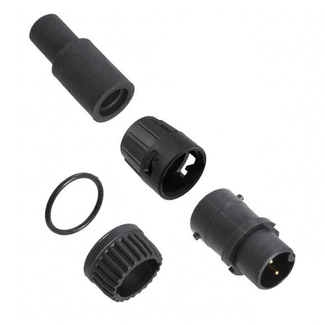 6382-2PG-311 CONN PLUG MALE 2P GOLD SLDR CUP