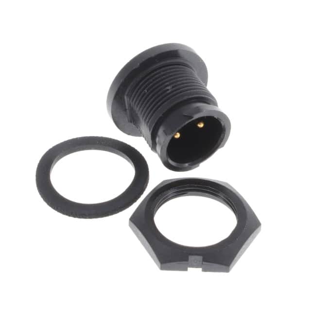 W7382-2PG-P-300 CONN RCPT MALE 2POS SOLDER CUP