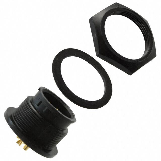 4282-4PG-300 CONN RCPT MALE 4P GOLD SLDR CUP