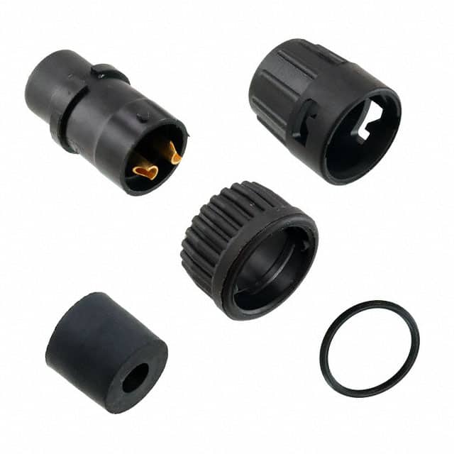 6282-2SG-318 CONN PLUG FMALE 2P GOLD SLDR CUP
