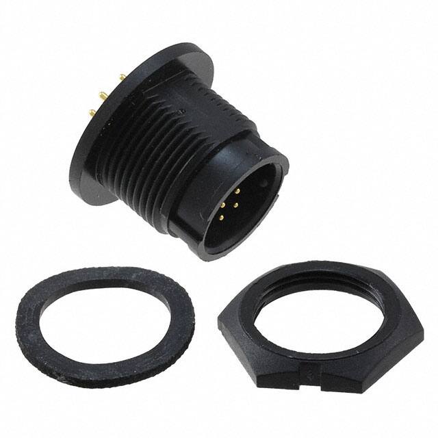 W7881-10PG-300 CONN RCPT MALE 10POS GOLD SOLDER