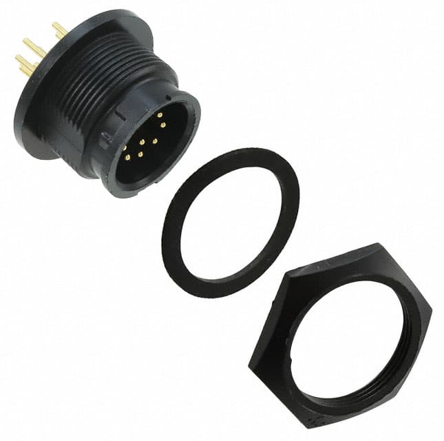 4291-8PG-3ES CONN RCPT MALE 8POS GOLD SOLDER