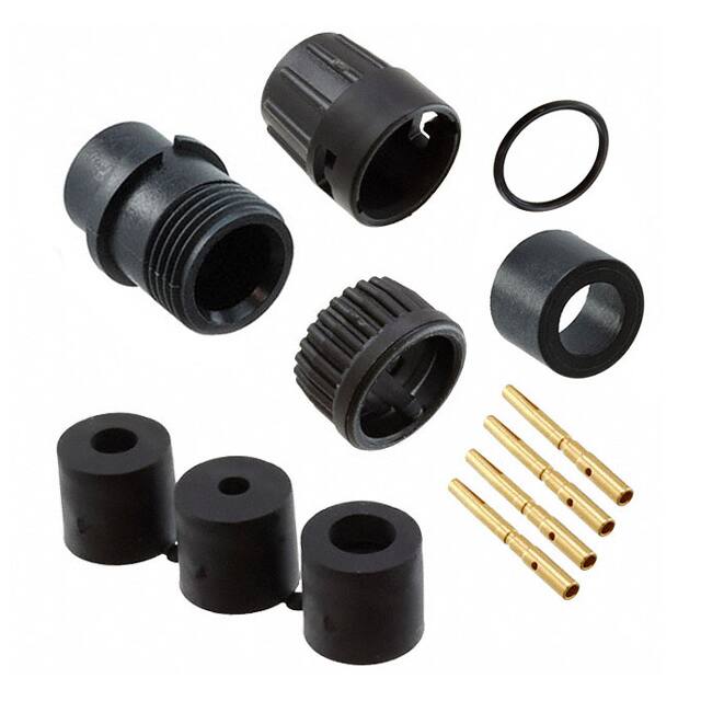 3380-4PG-3DC CONN PLUG MALE 4POS GOLD CRIMP