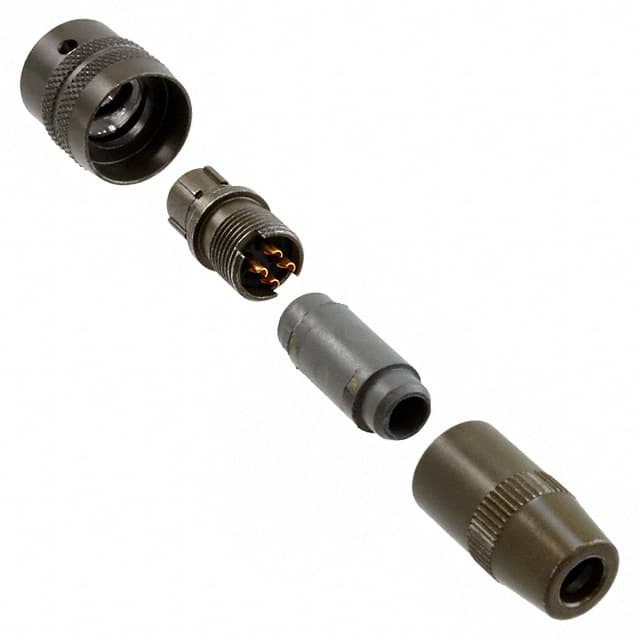 PT06W-8-4P CONN PLUG MALE 4P GOLD SLDR CUP