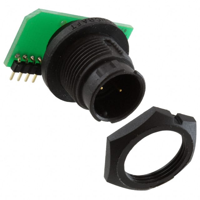 EN3P2MRAPCBW CONN RCPT MALE 2POS GOLD SOLDER