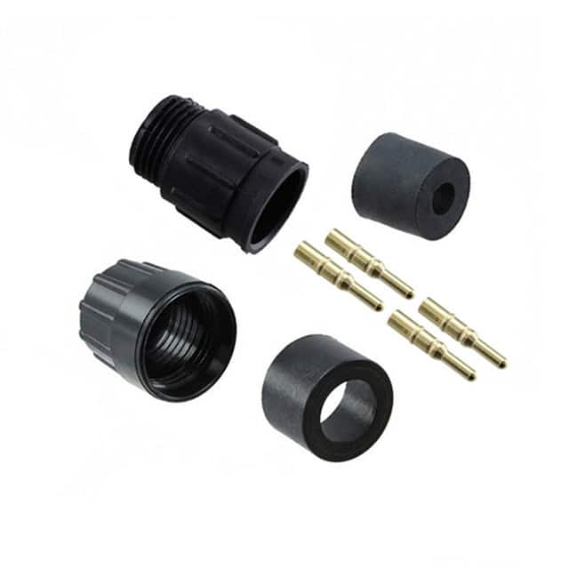 5180-4PG-318 CONN RCPT MALE 4POS GOLD CRIMP