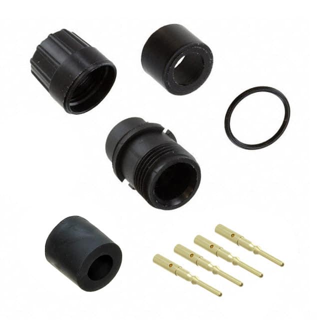 5180-4PG-324 CONN RCPT MALE 4POS GOLD CRIMP