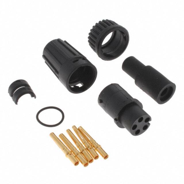6380-5SG-519 CONN PLUG FMALE 5POS GOLD CRIMP