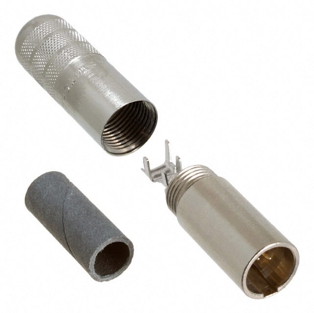 TA6MSH CONN RCPT MALE MINI XLR 6P SLDR
