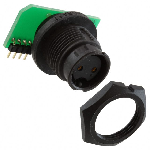 EN3P2FRAPCBW CONN RCPT FMALE 2POS GOLD SOLDER