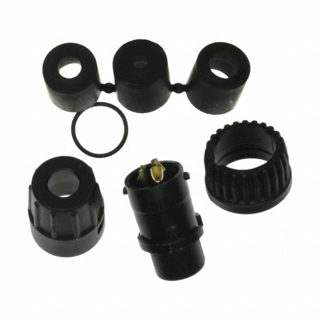 6382-3SG-3DC CONN PLUG FMALE 3P GOLD SLDR CUP