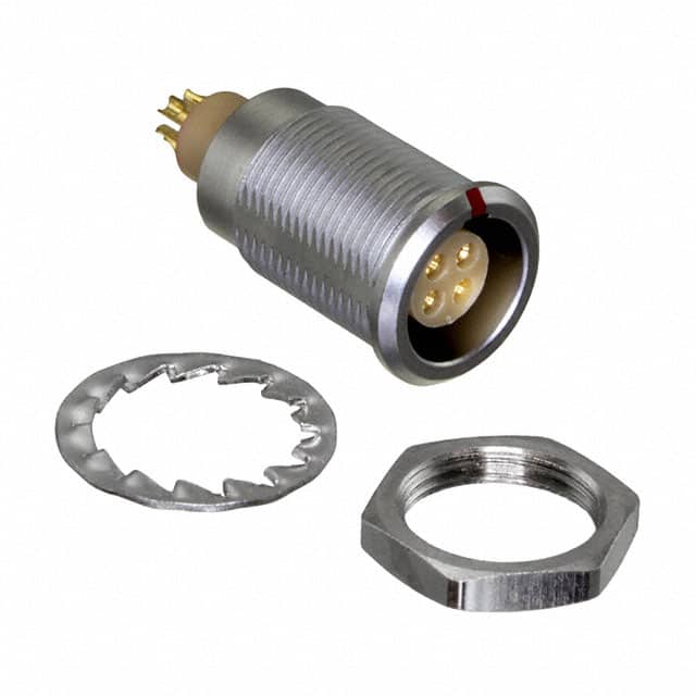 FLBB-04EGFS-GCP-001 CONN RCPT FMALE 4P GOLD SLDR CUP
