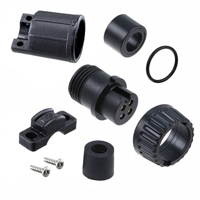 3382-4PG-524 CONN PLUG MALE 4P GOLD SLDR CUP