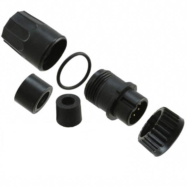 3282-6PG-318 CONN PLUG MALE 6P GOLD SLDR CUP