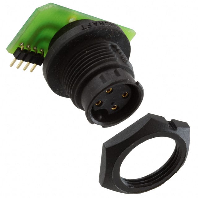 EN3P4FRAPCBW CONN RCPT FMALE 4POS GOLD SOLDER