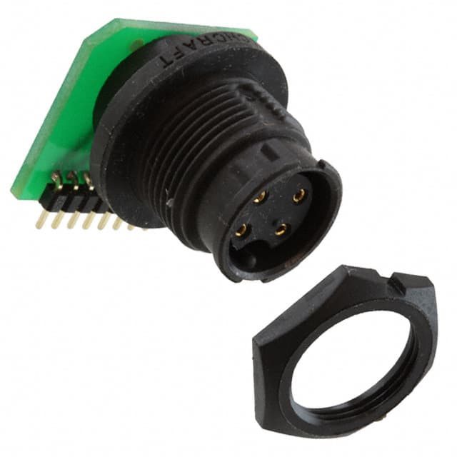 EN3P4FRAPCBN CONN RCPT FMALE 4POS GOLD SOLDER