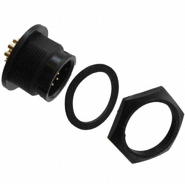 4282-9PG-3ES CONN RCPT MALE 9P GOLD SLDR CUP