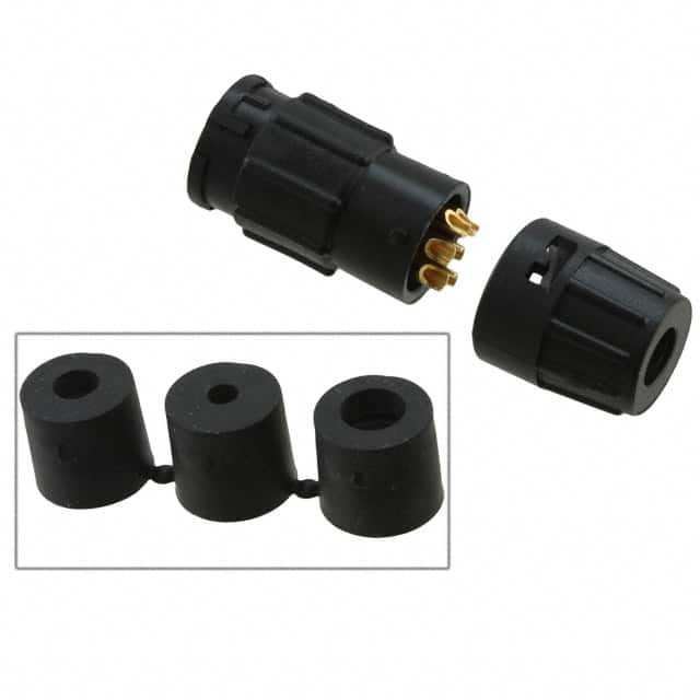 8282-6PG-3DC CONN RCPT MALE 6POS GOLD SOLDER