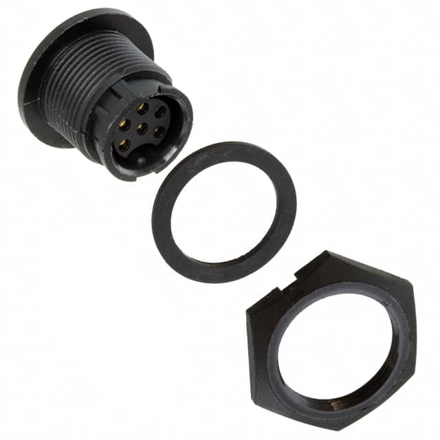 7282-6SG-3ES CONN RCPT FMALE 6P GOLD SLDR CUP