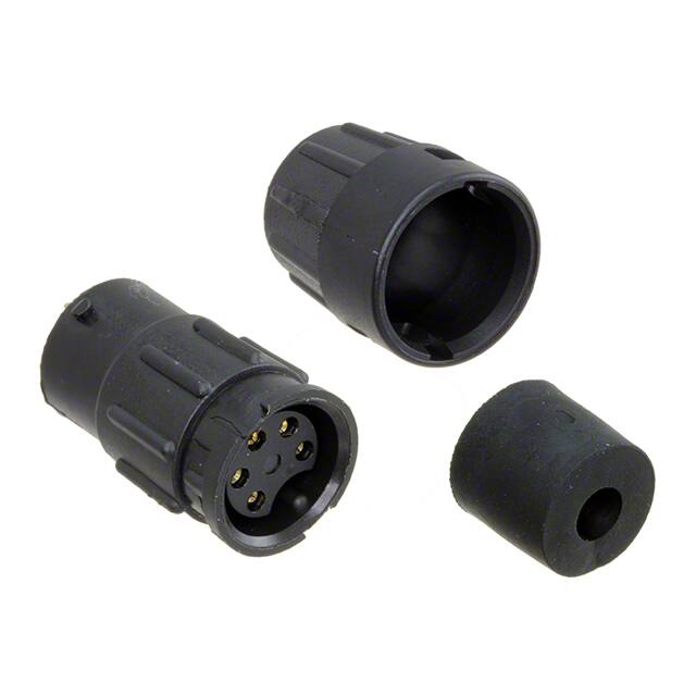 8282-5SG-318 CONN RCPT FMALE 5P GOLD SLDR CUP