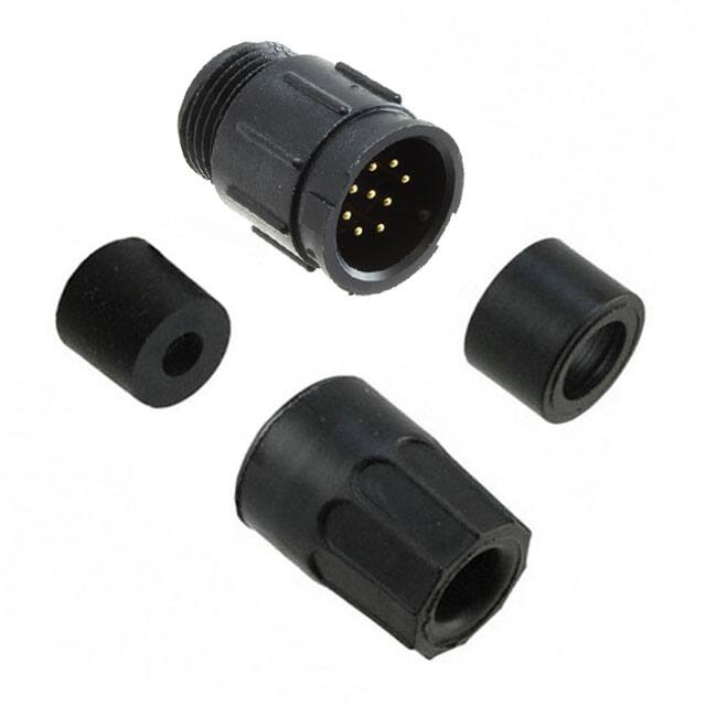 5282-9PG-315 CONN RCPT MALE 9P GOLD SLDR CUP