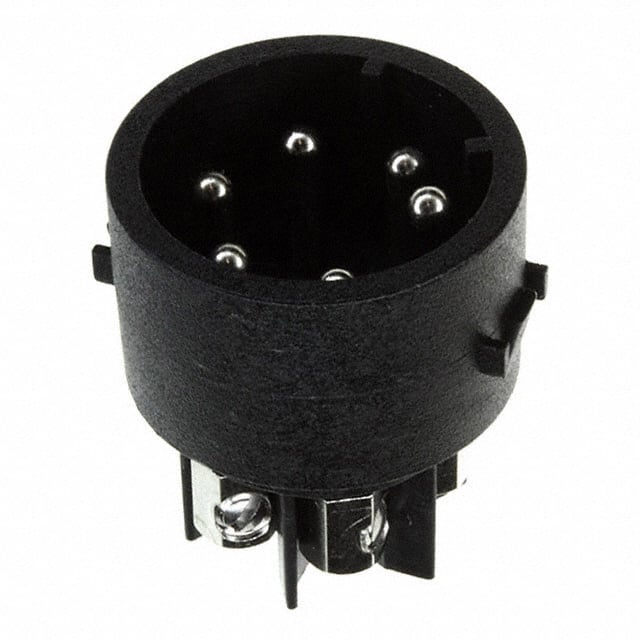 SA3243 CONN MALE INSERT 6P NICKEL SCREW